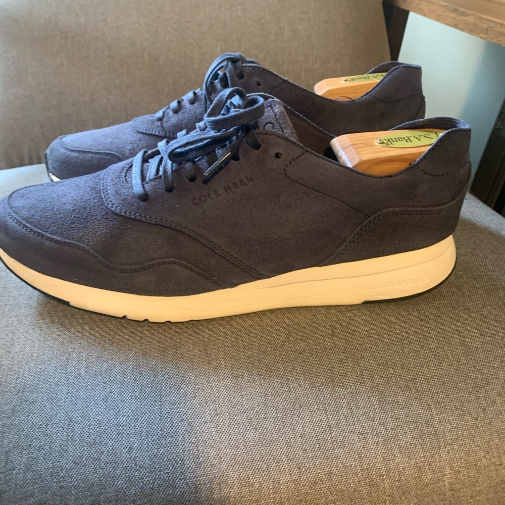 Cole Haan - Blue Suede Sneakers - 9.5